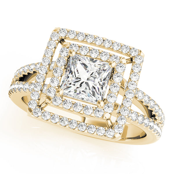 Square Princess & Cushion Gemstone Fashion Ring · 0.57 ct tw