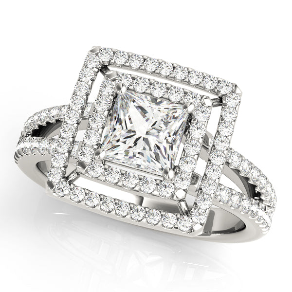 Square Princess & Cushion Gemstone Fashion Ring · 0.57 ct tw