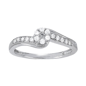 Diamond Cluster Fashion Ring · 0.24 ct tw