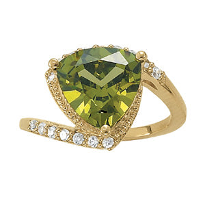 Trillion Gemstone Fashion Ring · 0.16 ct tw
