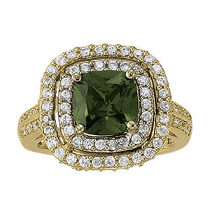 Cushion Princess Gemstone Fashion Ring · 0.85 ct tw