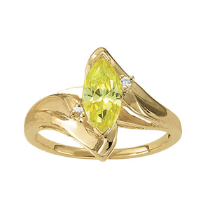 Marquise Gemstone Fashion Ring · 0.02 ct tw