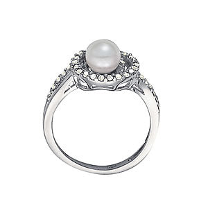 Pearl Gemstone Fashion Ring · 0.31 ct tw