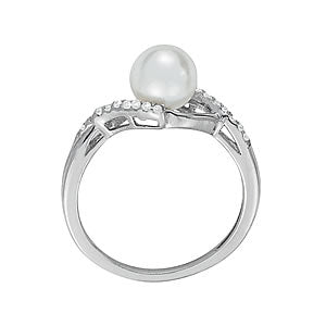 Pearl Gemstone Fashion Ring · 0.15 ct tw