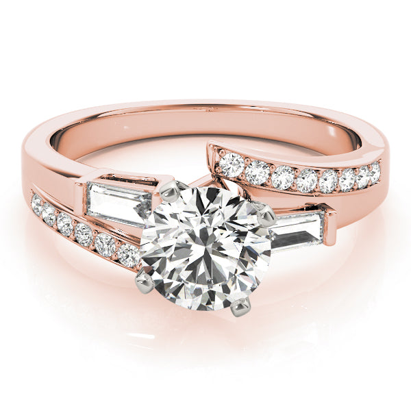 Baguette Fancy Shape Diamond Engagement Ring · 0.30 ct tw