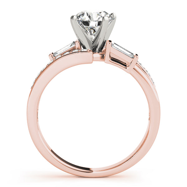 Baguette Fancy Shape Diamond Engagement Ring · 0.30 ct tw