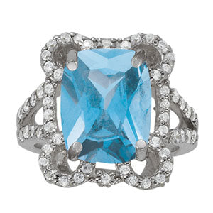 Cushion Emerald Gemstone Fashion Ring · 0.80 ct tw
