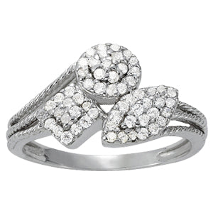 Diamond Cluster Fashion Ring · 0.29 ct tw