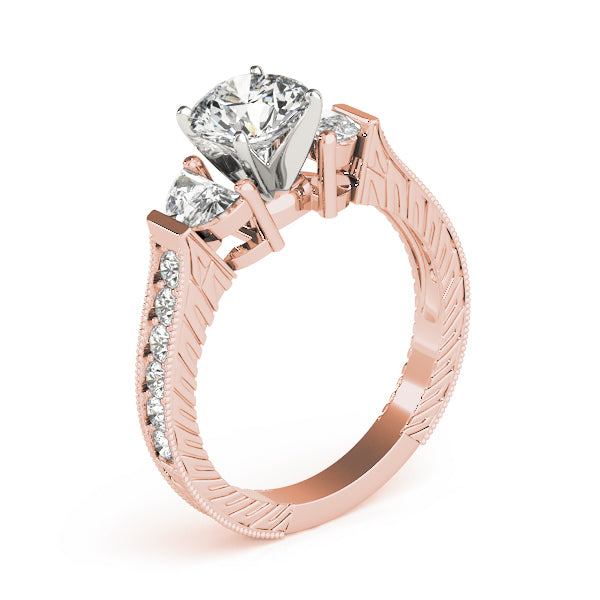 Fancy Shape Diamond Engagement Ring · 0.90 ct tw