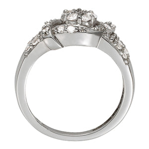 Diamond Cluster Fashion Ring · 0.43 ct tw