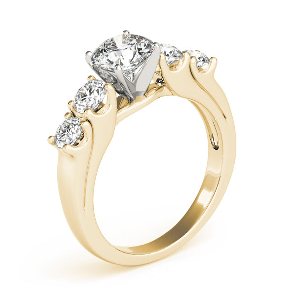 Single Row Prong Set Diamond Engagement Ring · 0.80 ct tw