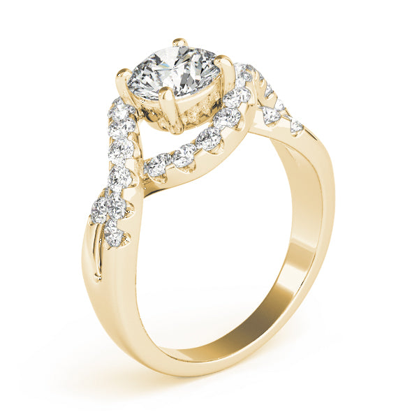 Round Multi-Row Diamond Engagement Ring · 1.98 ct tw