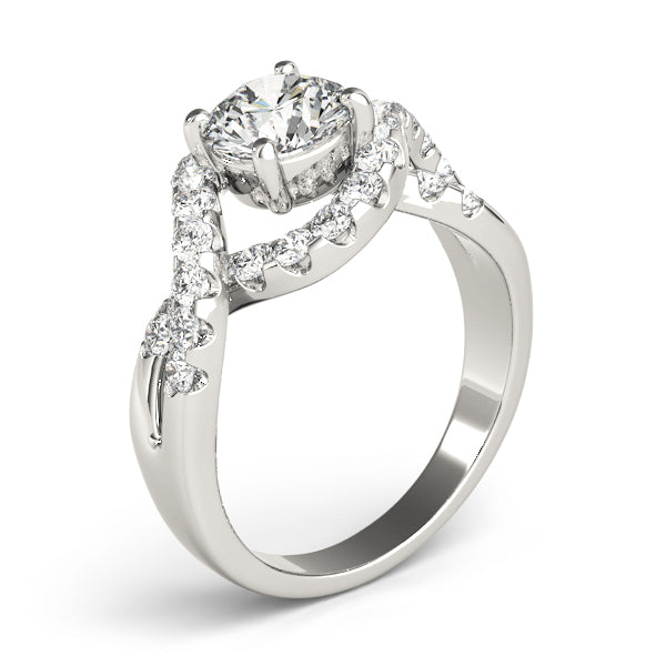 Round Multi-Row Diamond Engagement Ring · 1.98 ct tw