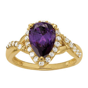 Pear Gemstone Fashion Ring · 0.21 ct tw