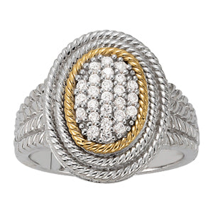 Diamond Cluster Fashion Ring · 0.25 ct tw