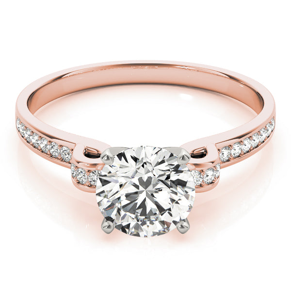 Single Row Prong Set Diamond Engagement Ring · 0.11 ct tw