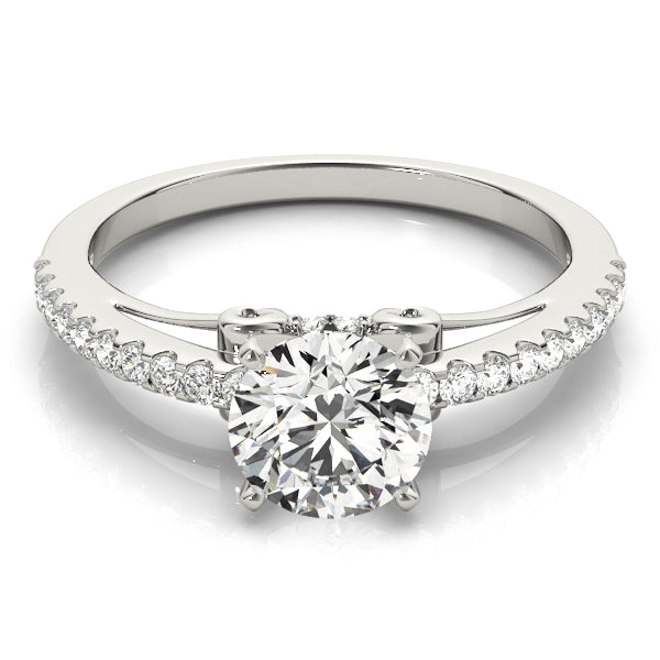 Single Row Prong Set Diamond Engagement Ring · 0.18 ct tw
