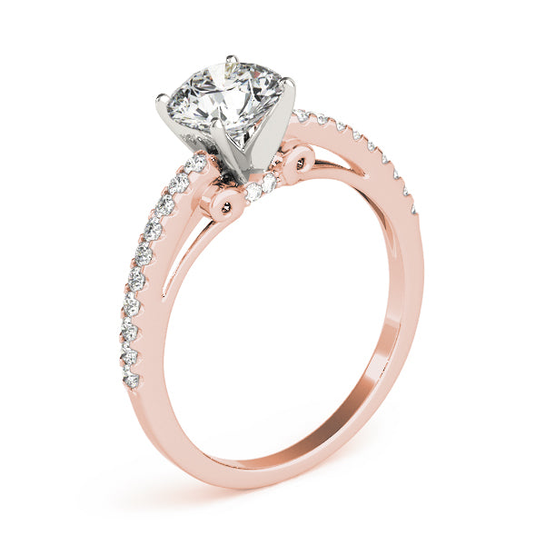 Single Row Prong Set Diamond Engagement Ring · 0.18 ct tw
