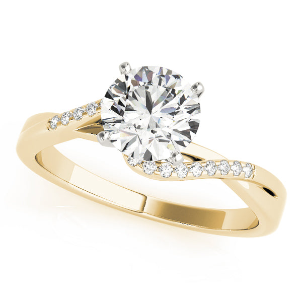 Bypass Diamond Engagement Ring · 0.09 ct tw