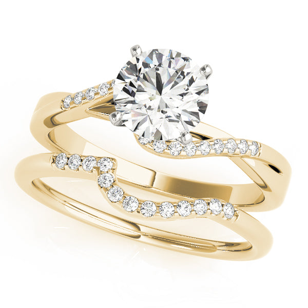 Bypass Diamond Engagement Ring · 0.09 ct tw