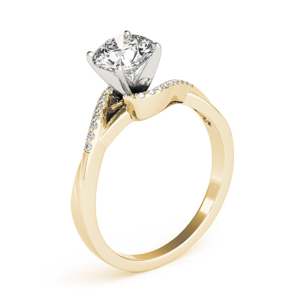 Bypass Diamond Engagement Ring · 0.09 ct tw