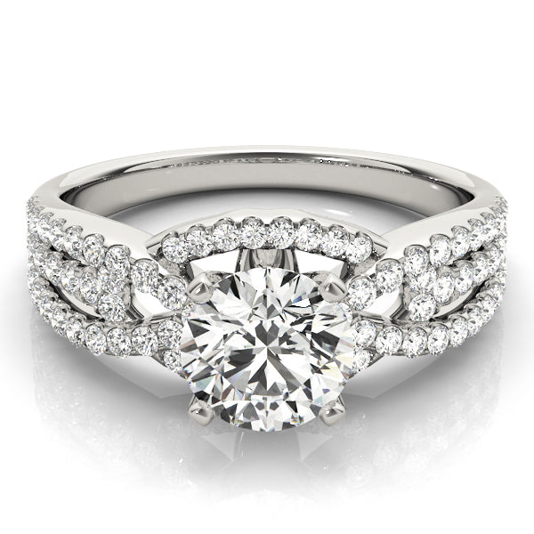 Multi-Row Diamond Engagement Ring · 0.39 ct tw