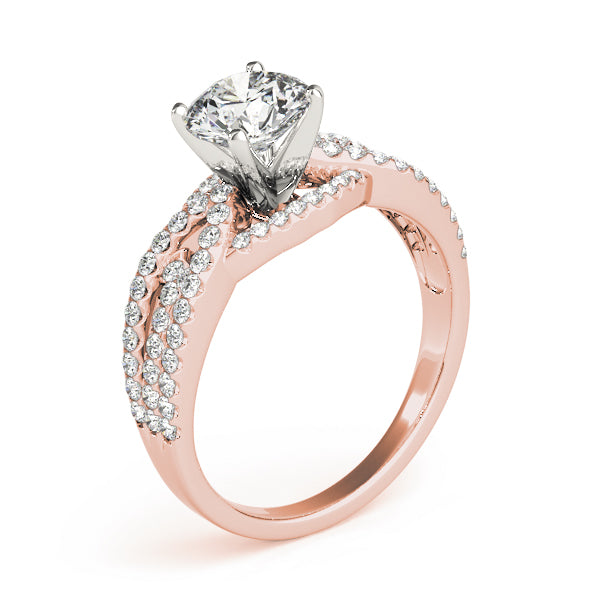 Multi-Row Diamond Engagement Ring · 0.39 ct tw