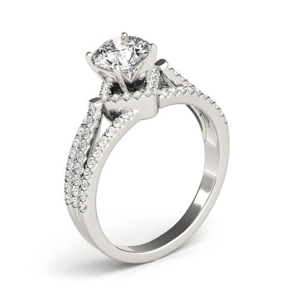Multi-Row Diamond Engagement Ring · 0.37 ct tw