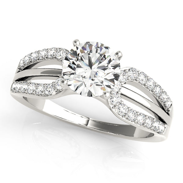 Multi-Row Diamond Engagement Ring · 0.15 ct tw