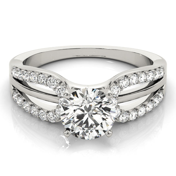 Multi-Row Diamond Engagement Ring · 0.15 ct tw
