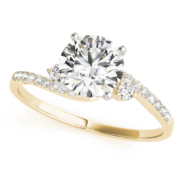 Bypass Diamond Engagement Ring · 0.13 ct tw
