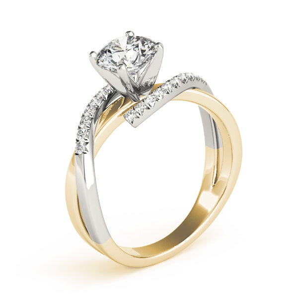 Bypass Diamond Engagement Ring · 0.11 ct tw