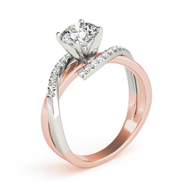 Bypass Diamond Engagement Ring · 0.11 ct tw