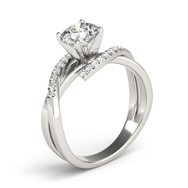Bypass Diamond Engagement Ring · 0.11 ct tw