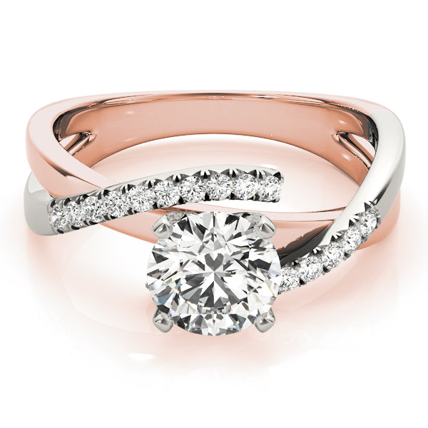 Bypass Diamond Engagement Ring · 0.11 ct tw