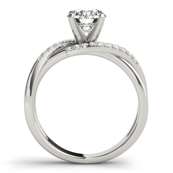 Bypass Diamond Engagement Ring · 0.11 ct tw