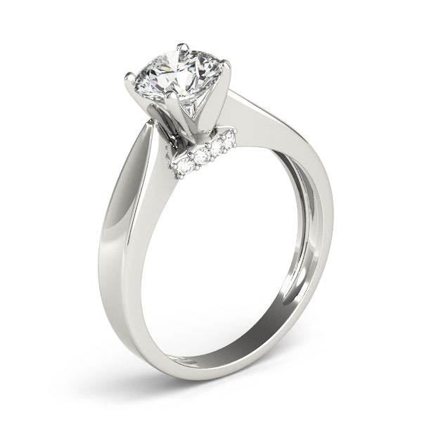Round Diamond Solitaire Engagement Ring · 0.04 ct tw