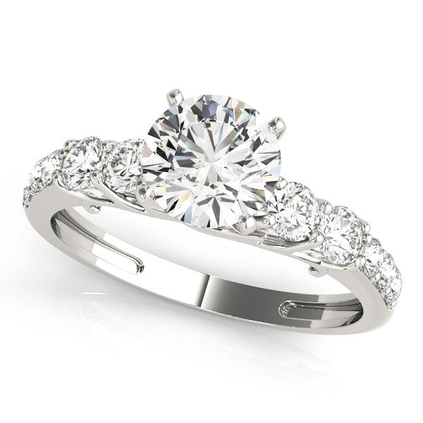 Single Row Prong Set Diamond Engagement Ring · 0.63 ct tw