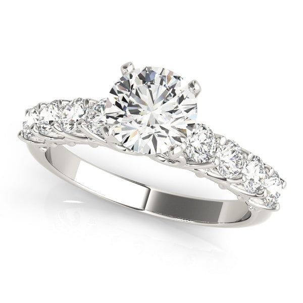 Single Row Prong Set Diamond Engagement Ring · 0.80 ct tw