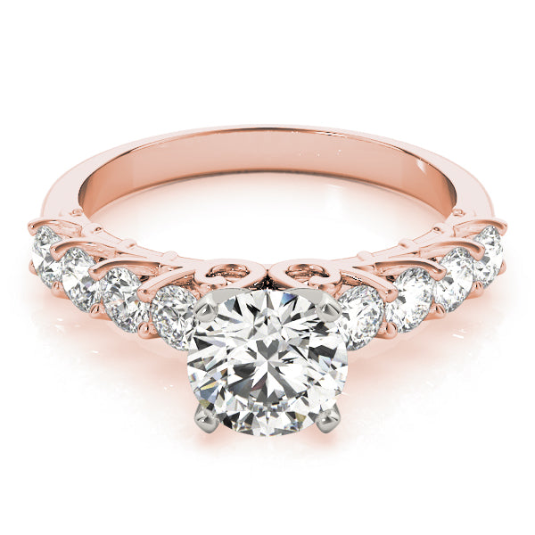 Single Row Prong Set Diamond Engagement Ring · 0.80 ct tw
