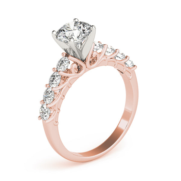Single Row Prong Set Diamond Engagement Ring · 0.80 ct tw
