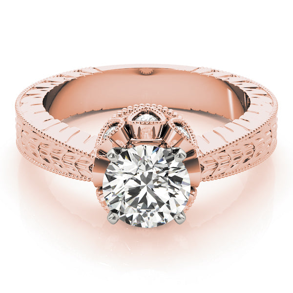 Round Diamond Solitaire Engagement Ring · 0.06 ct tw