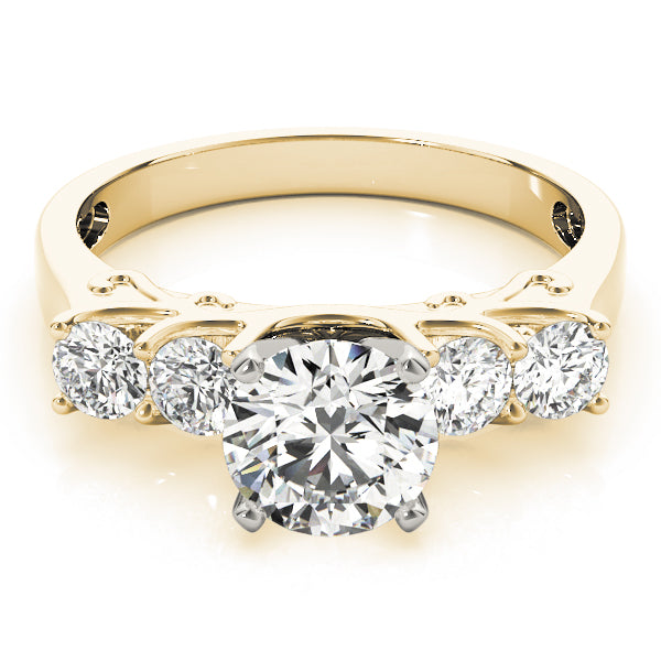 Single Row Prong Set Diamond Engagement Ring · 0.48 ct tw
