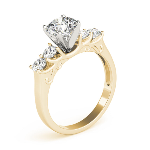 Single Row Prong Set Diamond Engagement Ring · 0.48 ct tw