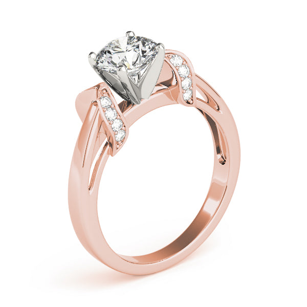 Round Diamond Solitaire Engagement Ring · 0.08 ct tw
