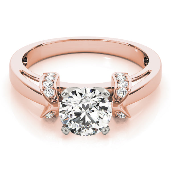 Round Diamond Solitaire Engagement Ring · 0.08 ct tw