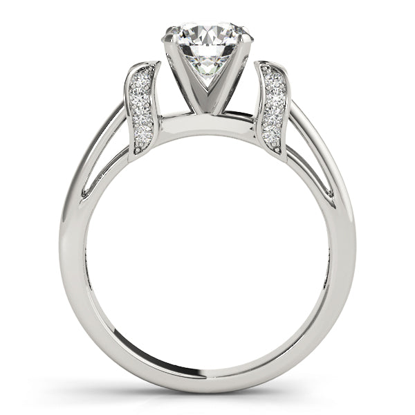 Round Diamond Solitaire Engagement Ring · 0.08 ct tw