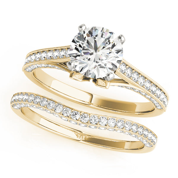 Single Row Prong Set Diamond Engagement Ring · 0.36 ct tw