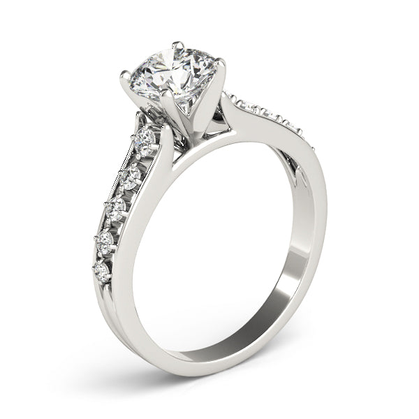 Single Row Prong Set Diamond Engagement Ring · 0.24 ct tw