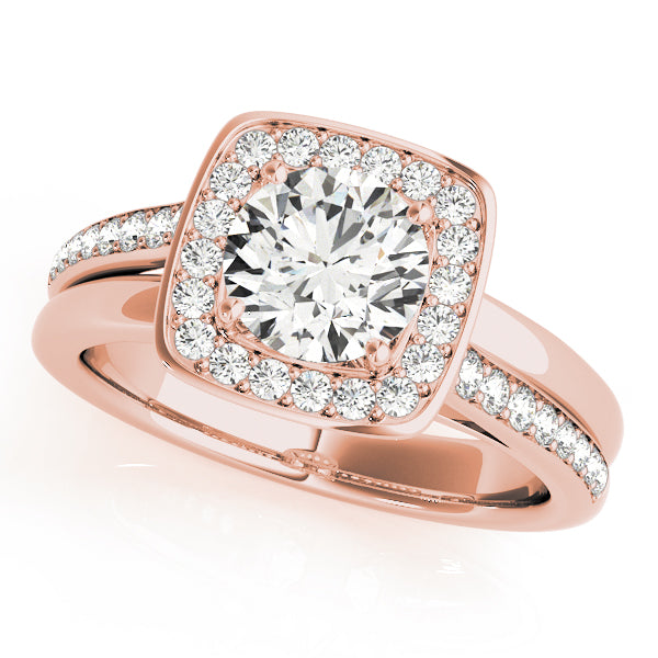 Cushion 9.5mm Diamond Engagement Ring · 0.28 ct tw